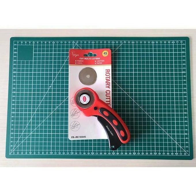 

[Paket Hemat] Cutting Mat Self Healing A3+ Rotary Cutter+ Refill