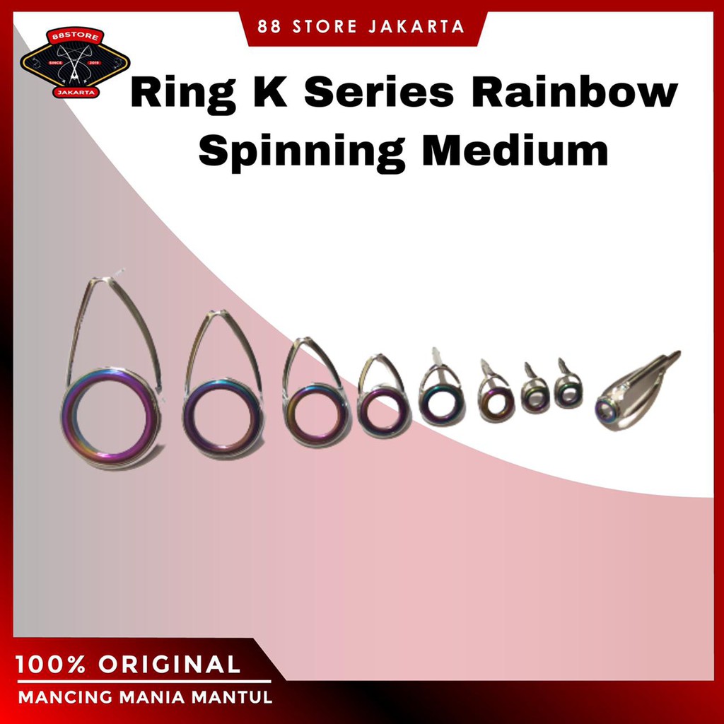 88storejakarta ring guide k series gold/rainbow