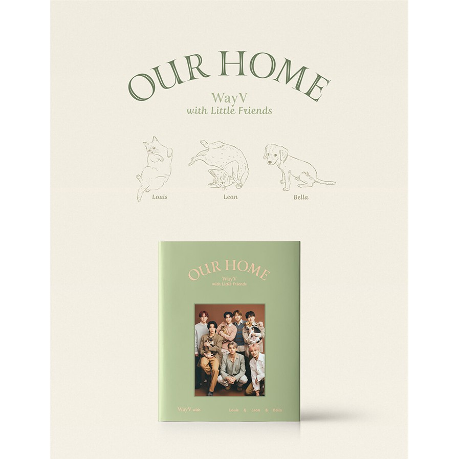 [OFFICIAL MD] PHOTOBOOK [OUR HOME : WAYV WITH LITTLE FRIENDS]