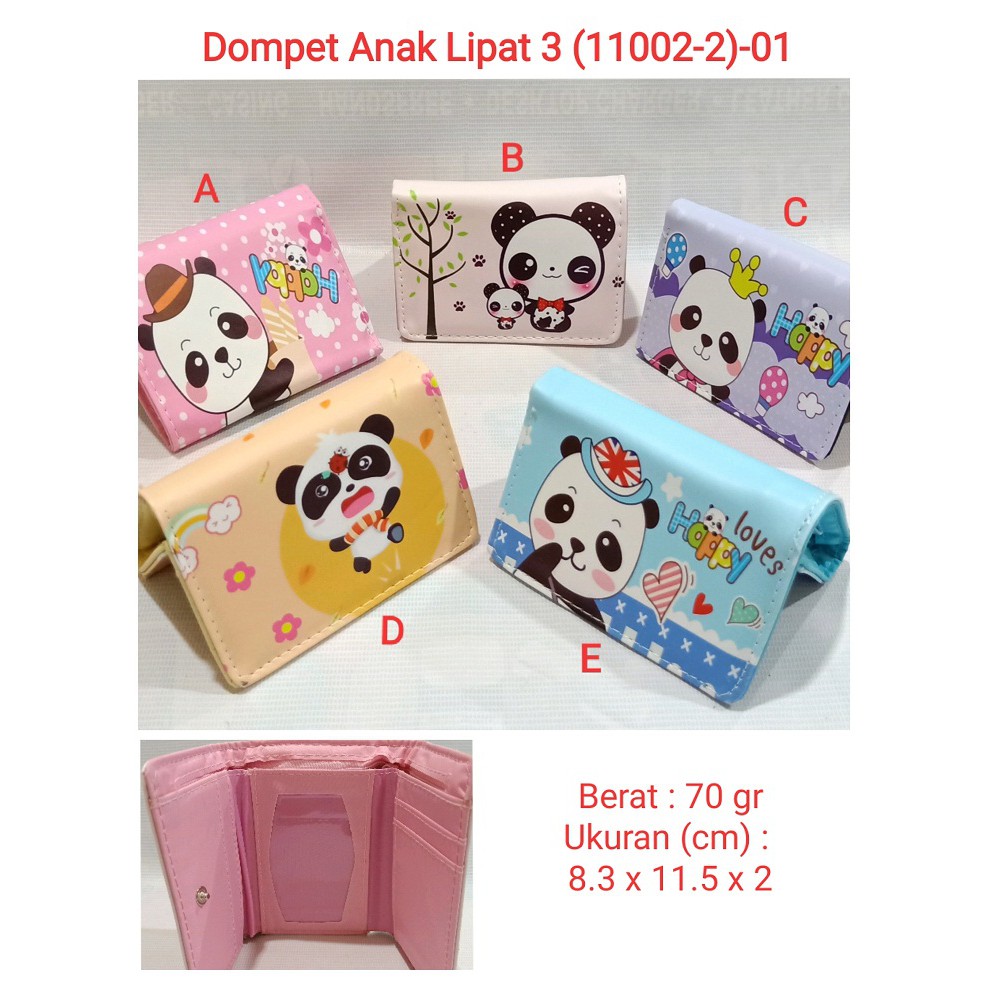 Dompet Anak &amp; Wanita Lipat 3 ( 11002 -2 ) 01