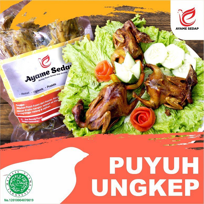 

Puyuh Ungkep Frozen Food Ayame Sedap