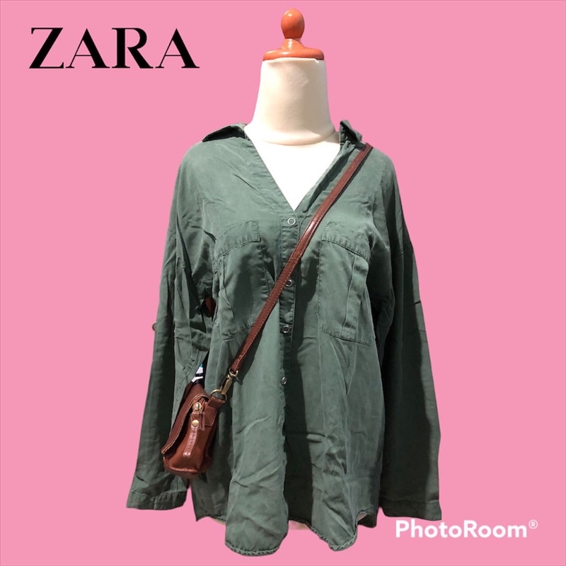 KEMEJA ZARA ARMY
