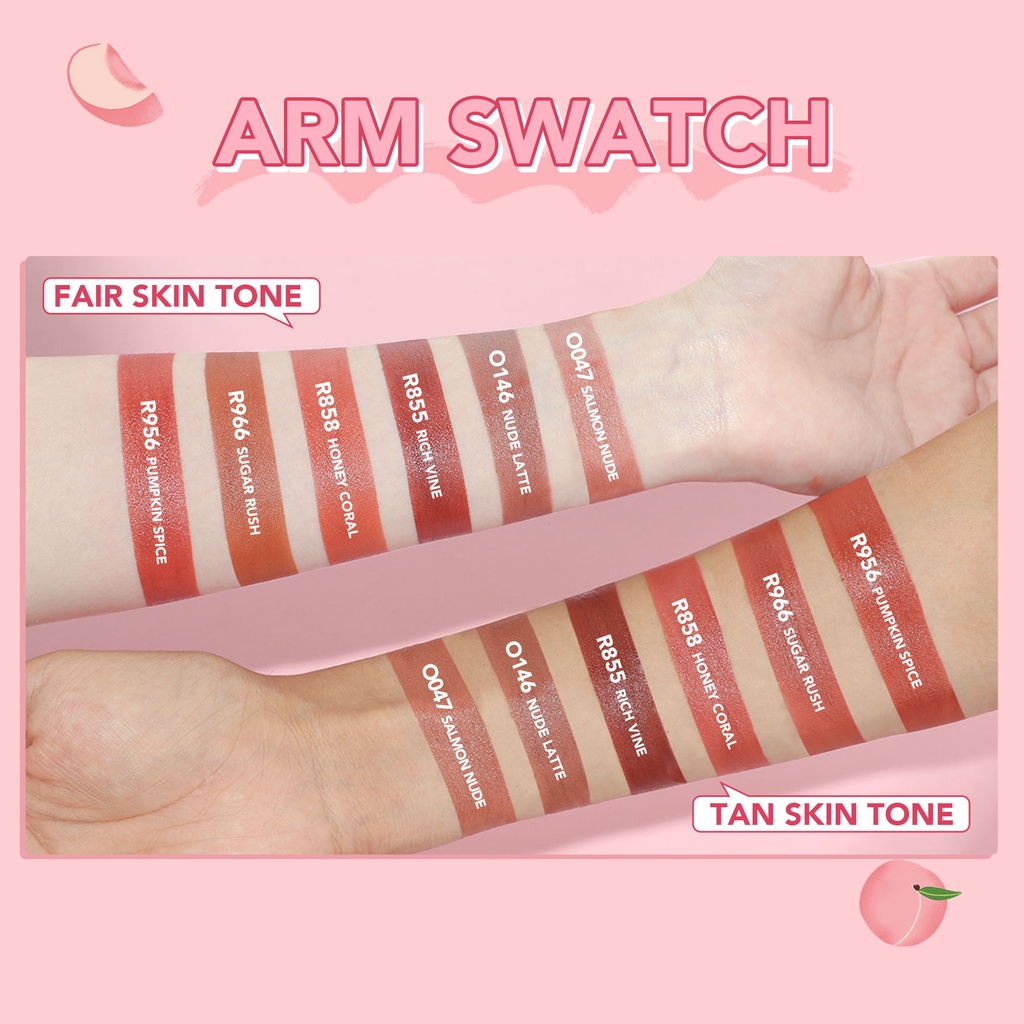 YOU Simplicity Cotton Lip Clay | Lip Stain Lipstick Lembut Melembapkan Tahan Lama