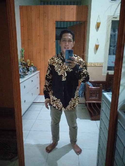 Praba Kemeja Batik Pria Panjang Full Furing By Batik Dewo