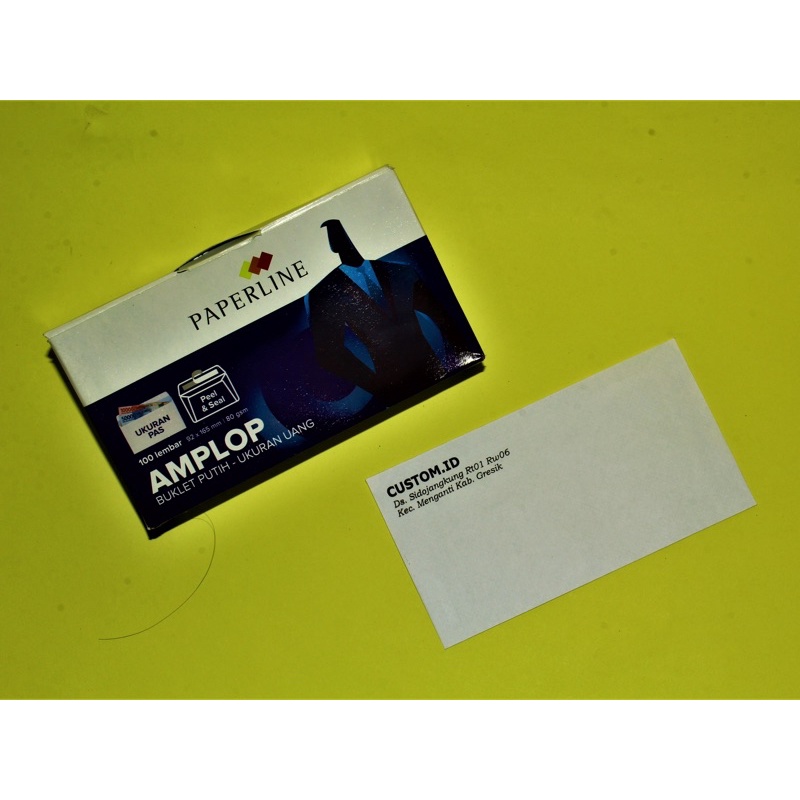 

amplop custom polos