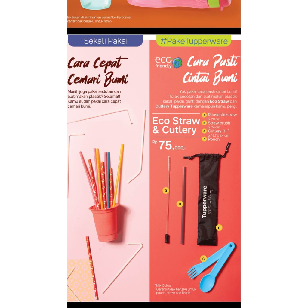 Tupp Eco Straw & Cutlery