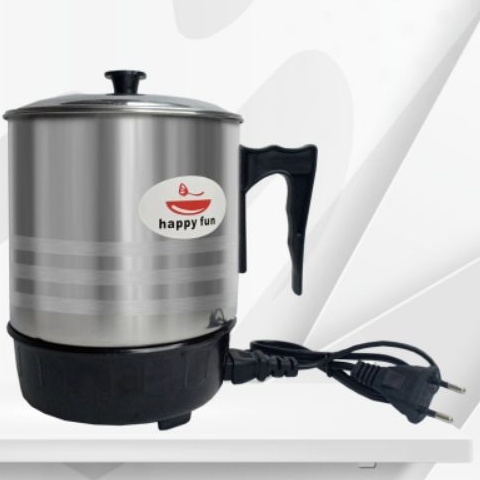 TEKO LISTRIK pemanas air HAPPY FUN electric heating cup untuk kopi teh mie instan mug electrik