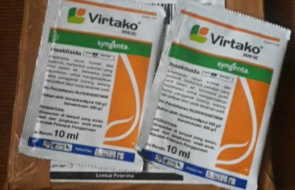 Virtako 300sc 10ml Sachet Insektisida Obat Pembasmi Wereng Dan Ulat Tanaman
