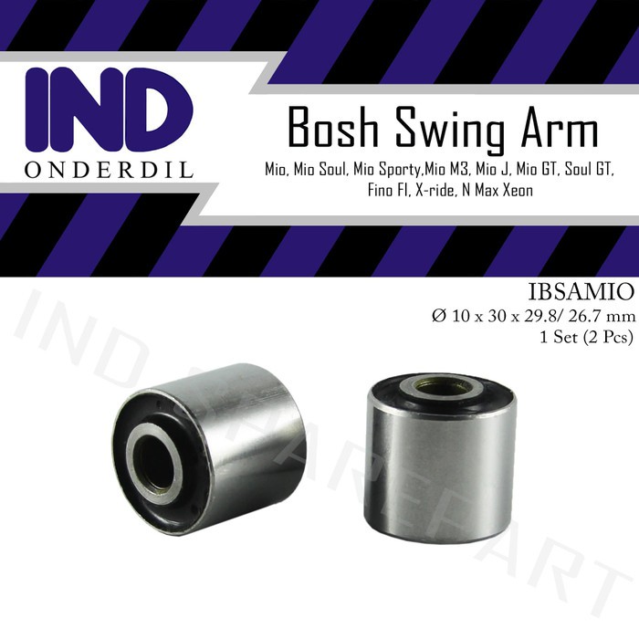 IND Onderdil Karet Bosh-Bos Swing Arm Belakang-Engine Mounting Fino Fi-F1/Xeon