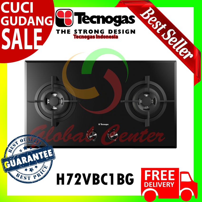 Tecnogas Kompor Tanam Induksi 2 Tungku H72VBCIBG