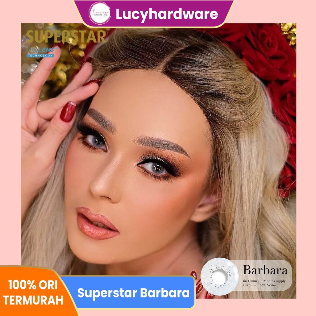 Superstar Barbara softlens warna bulanan