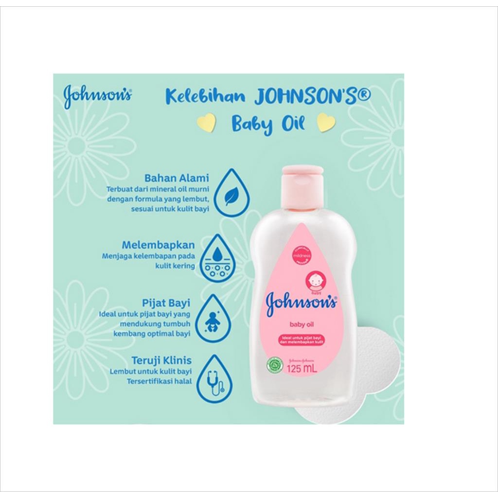 JOHNSON BABY OIL 125ML