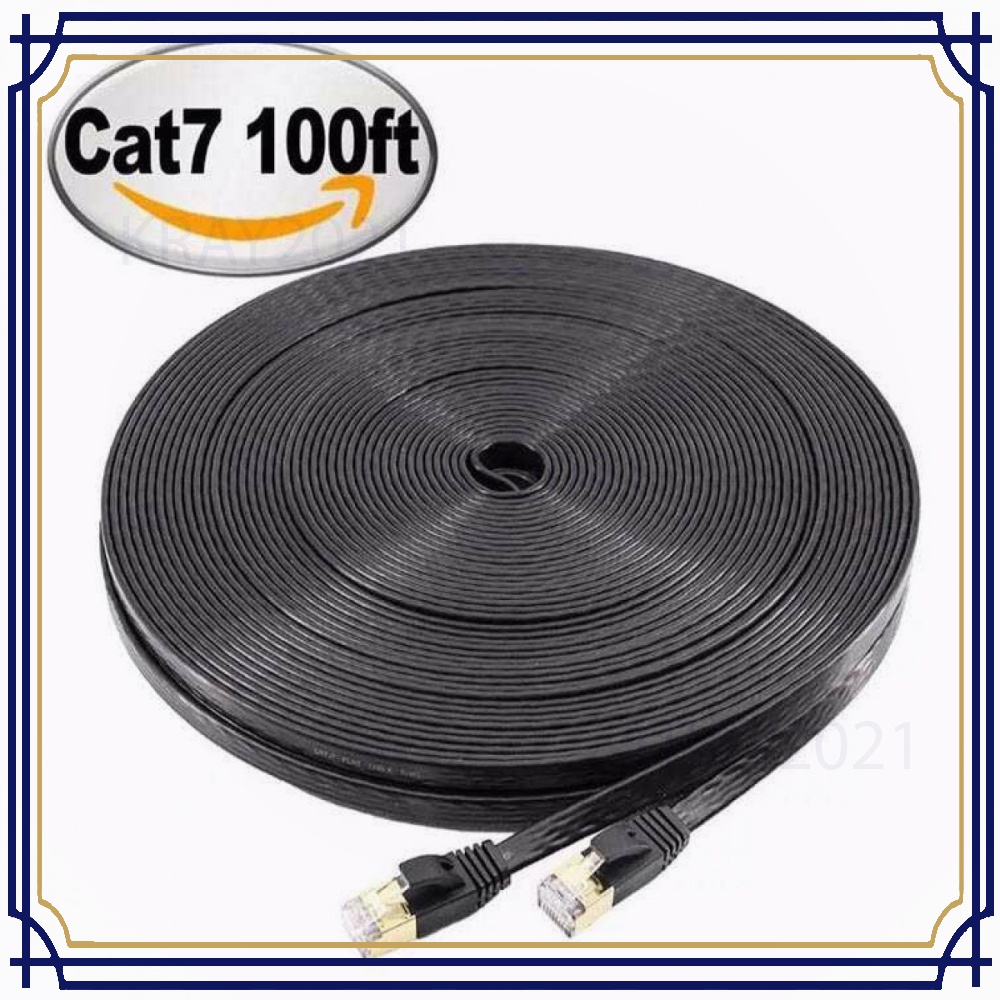 Kabel Ethernet Flat LAN Network RJ45 Cat7 10 Meter KK481