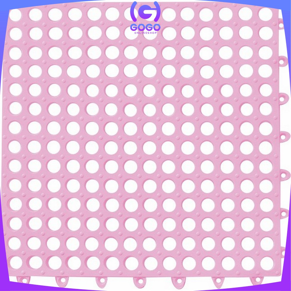 GOGO-C236 Karpet Kamar Mandi Anti Licin 30x30CM / Keset Lantai Anti Slip Polkadot Dapur Mat Non-Slip