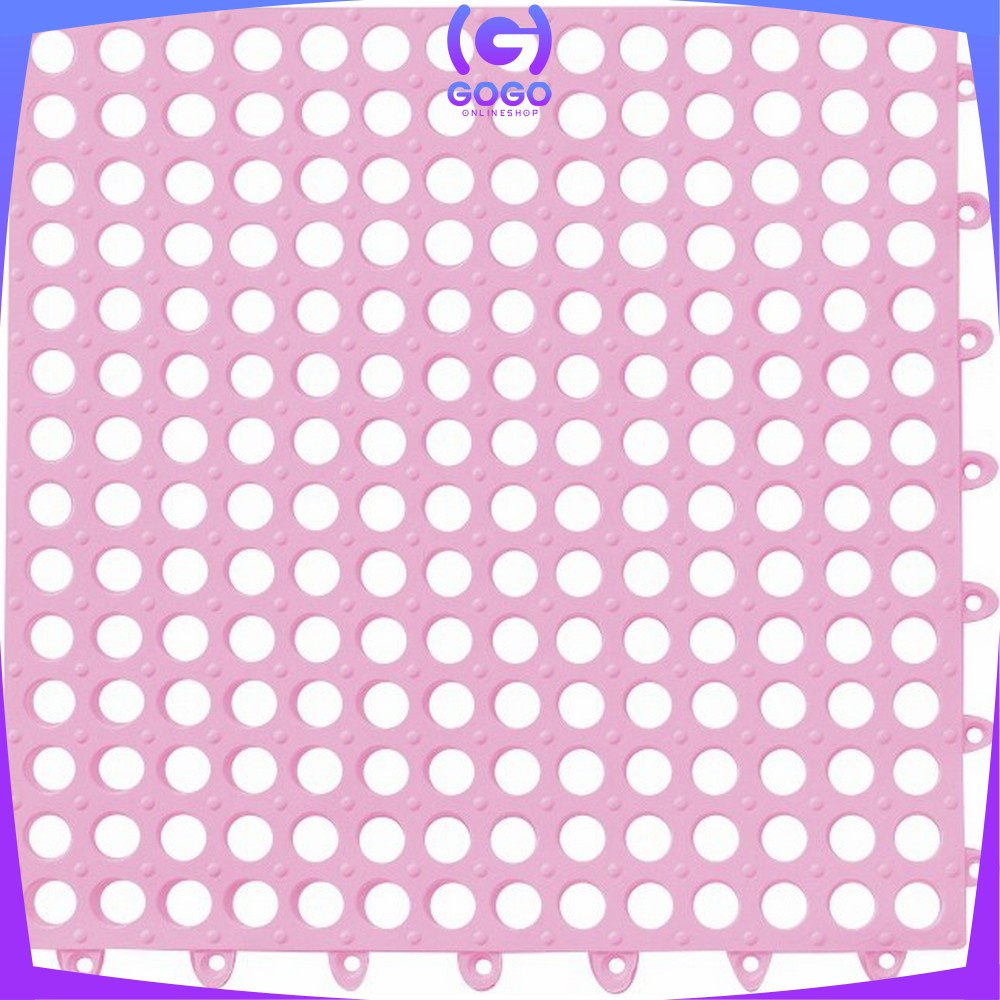 GOGO-C236 Karpet Kamar Mandi Anti Licin 30x30CM / Keset Lantai Anti Slip Polkadot Dapur Mat Non-Slip