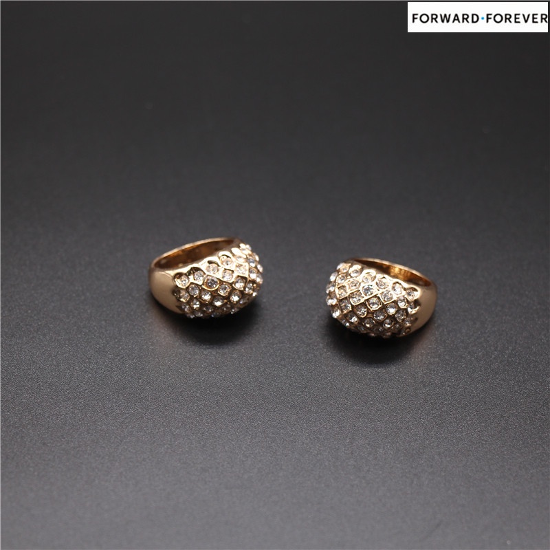 Bros Bentuk Geometri Aksen Berlian Imitasi Bahan Alloy M40260