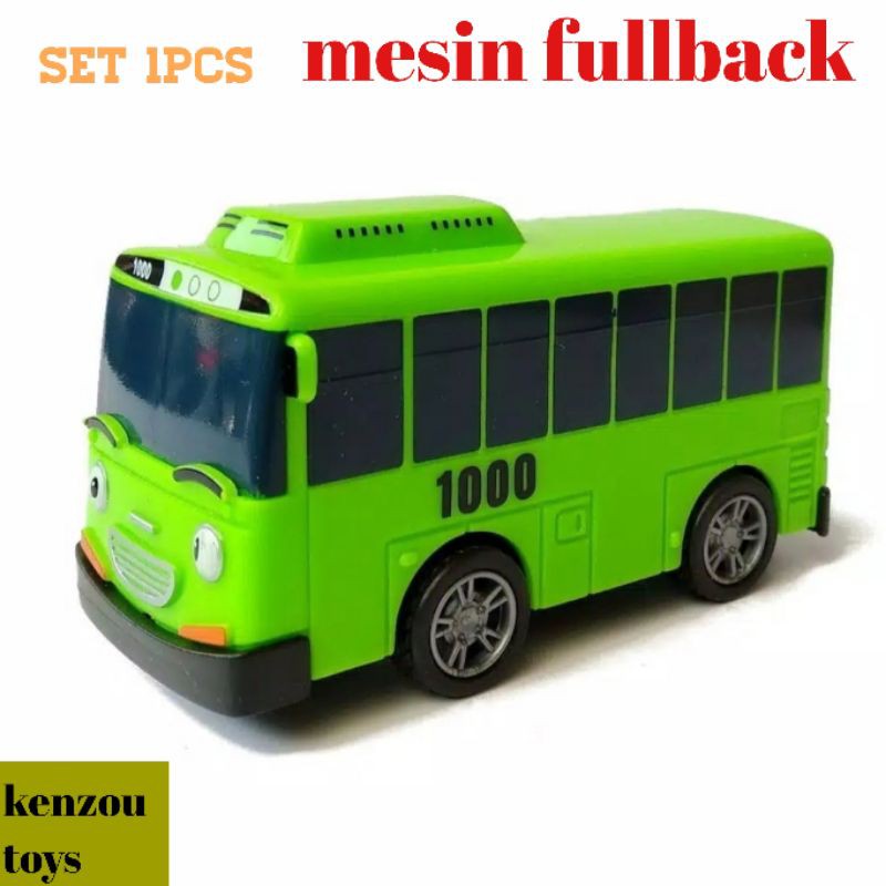 Mainan mobil-mobilan pull back  Little Bus Tayo