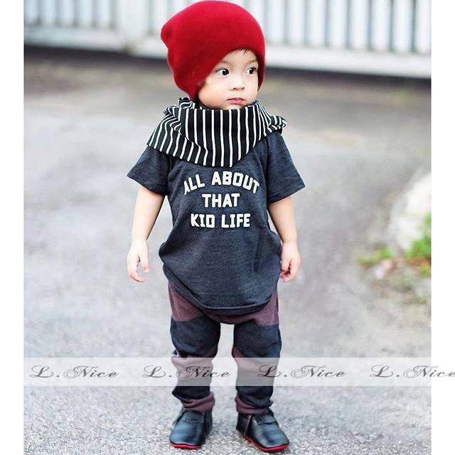Baju Anak Cowok: LNice 6605 - All About that Kid Life