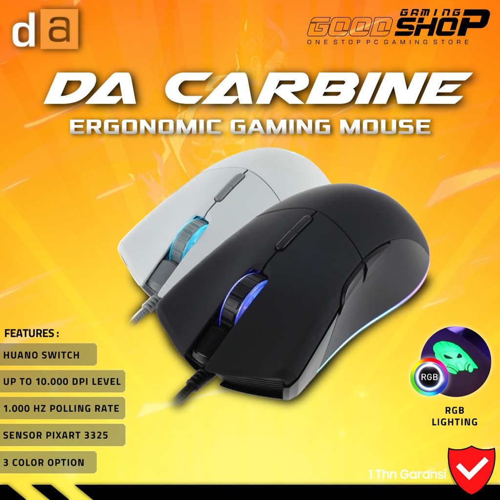 Digital Alliance Mouse Gaming CARBINE PMW 3325 10.000 Dpi Mouse Gaming