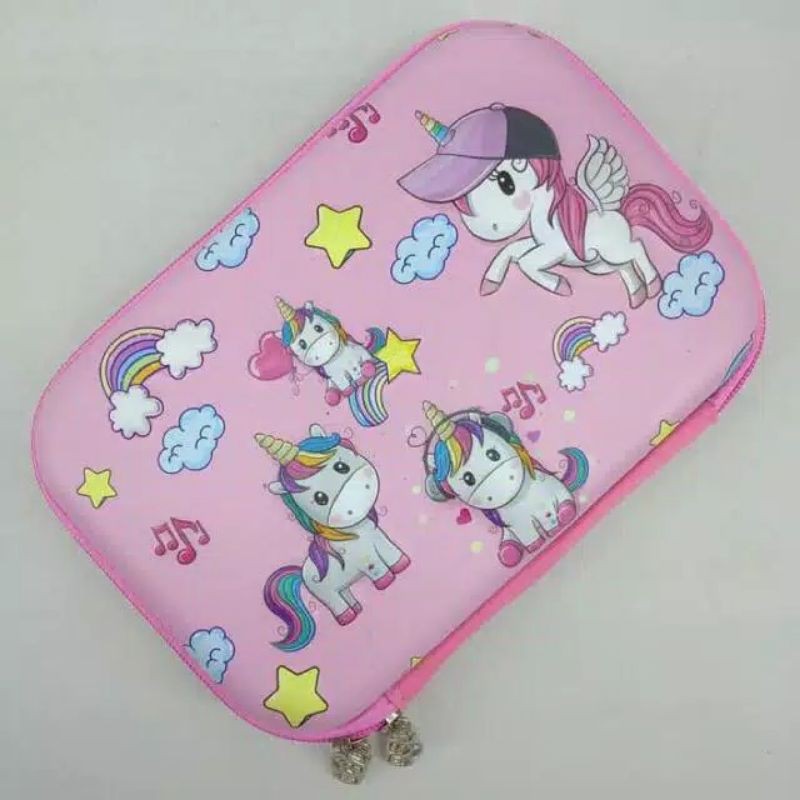 

Pencil Case Emboss Tempat Kotak Pensil Pulpen Anak