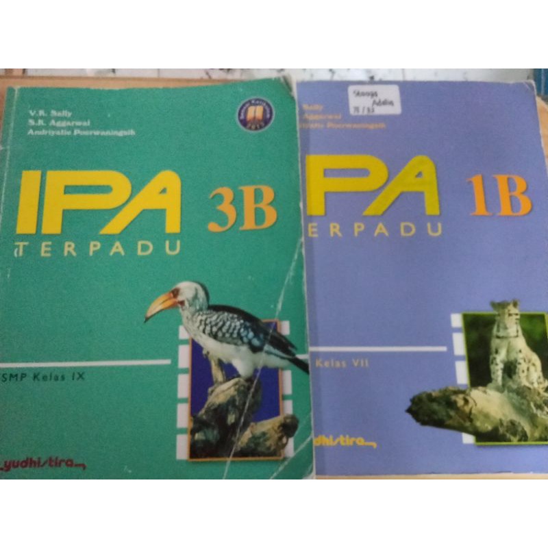 IPA Terpadu SMP Kelas 1B,2A,2B,3B Yudistira
