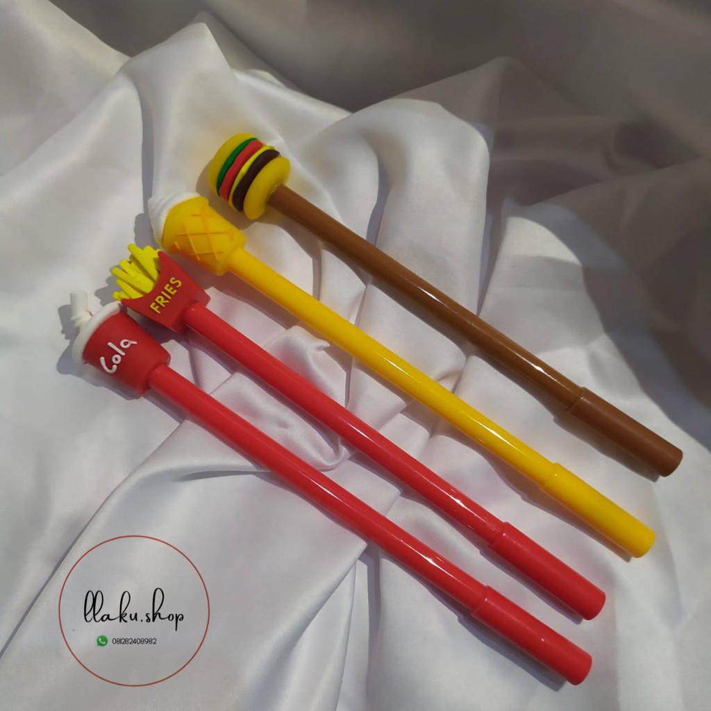 

Pulpen Hitam // Alat Tulis // Fast Food // Pulpen Lucu