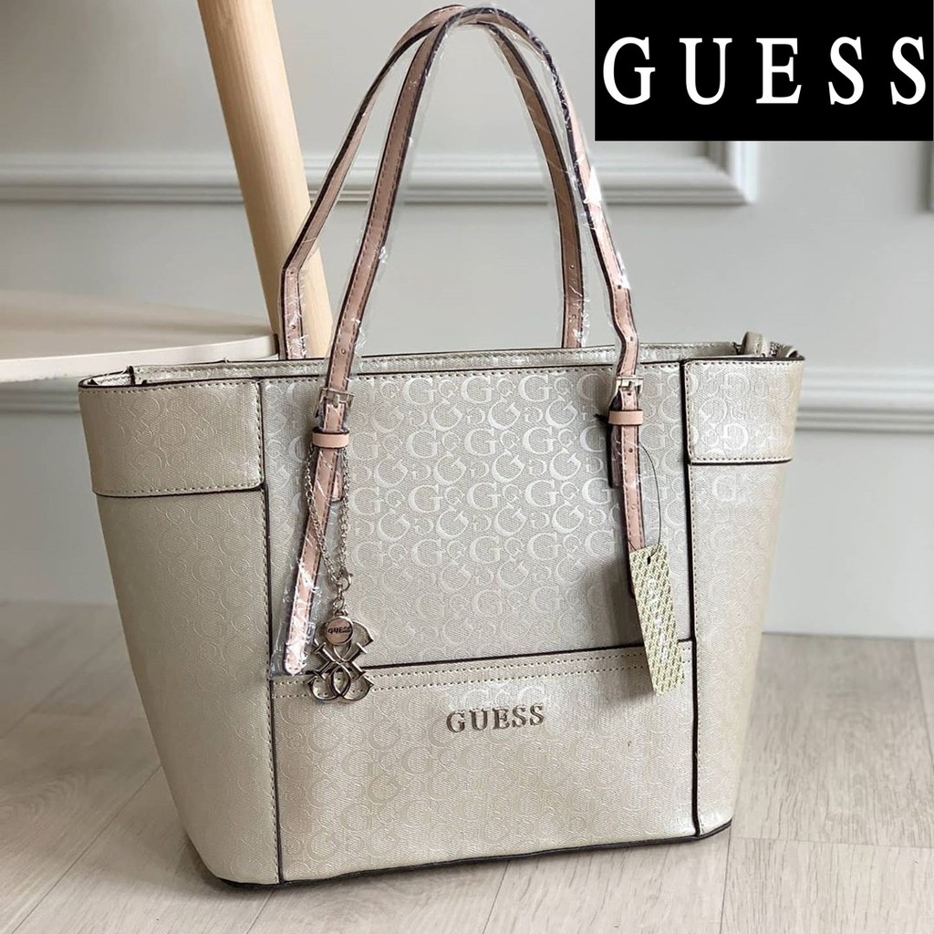 TOTE BAG GUESS- TOTE BAG LARGE GUESS- TAS TOTE IMPORT- TOTE BAG BRANDED- TAS TOTE GUESS