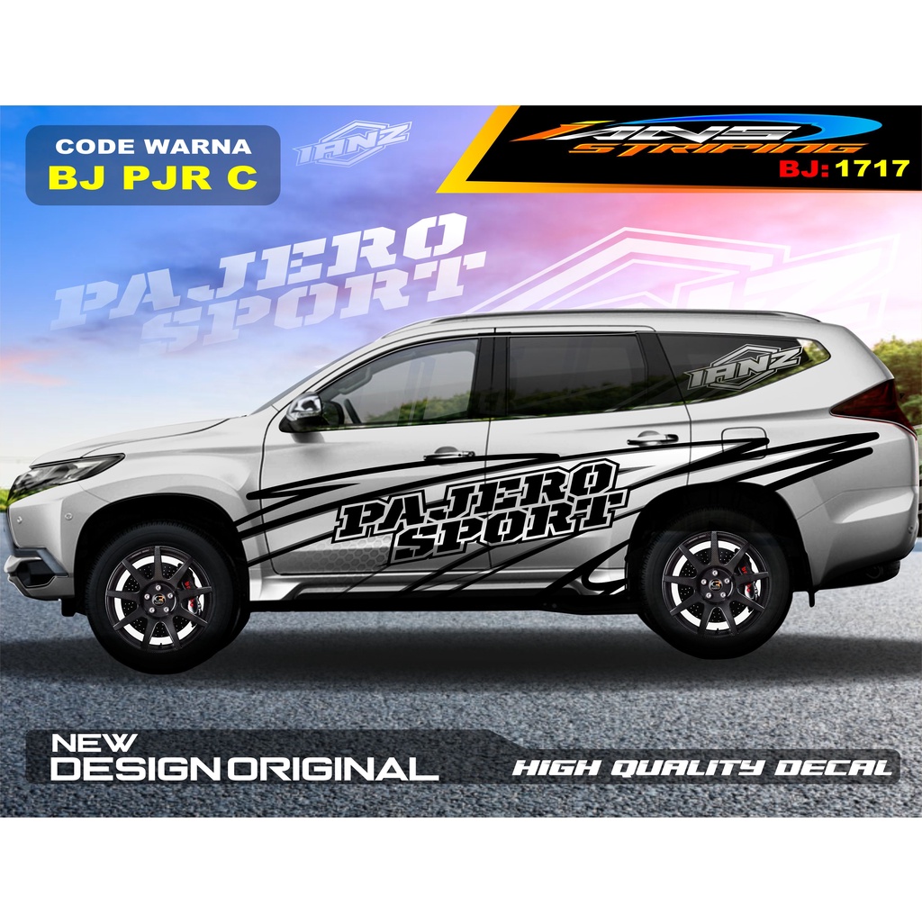 STICKER MOBIL PAJERO / STIKER MOBIL GRAND LIVINA / VARIASI STIKER PAJERO / STIKER MOBIL