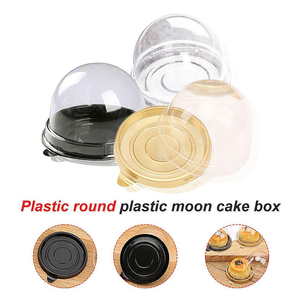 Top 50Sets Mini Bulat Moon Cake Panas Natal DIY Mooncake Kotak