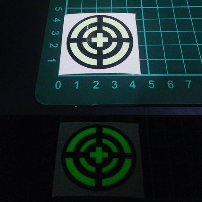 

Cutting Sticker Glow In The Dark Target Iannone 4cm