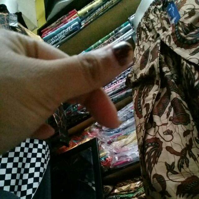 Jumsuit Pendek Batik Anak, Baju Anak Tk-sd Kekinian Murah