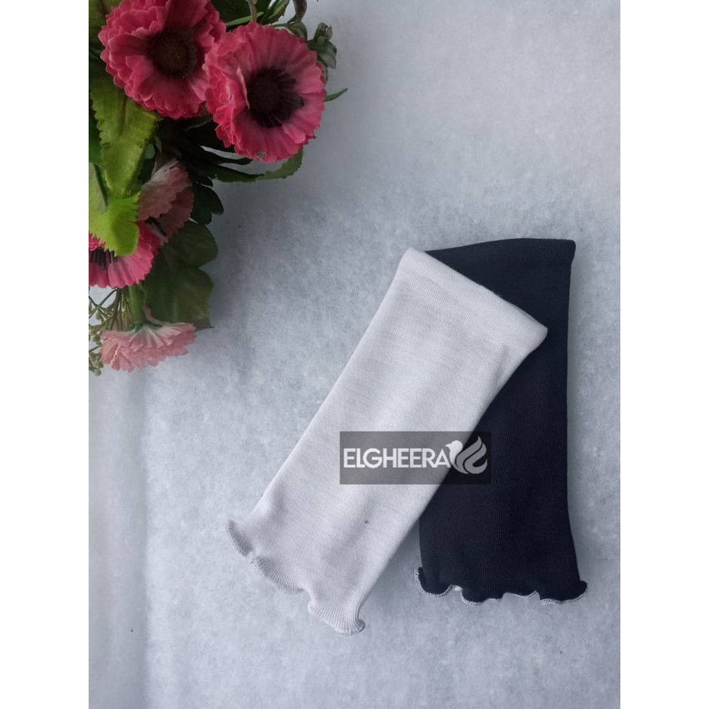 Manset kaos bolbal 15 - 20 CM-15.Hitam-Putih