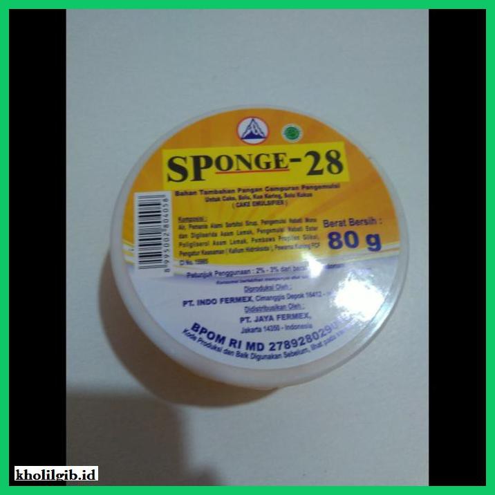 

Redwop-Gnikab- Pengemulsi Sponge (Sp) .28 -Hallall.