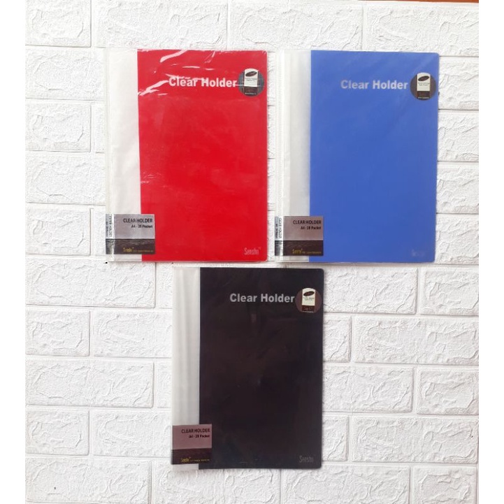 

SENSHO Clear File Holder Ukuran A4 isi 20 Pockets