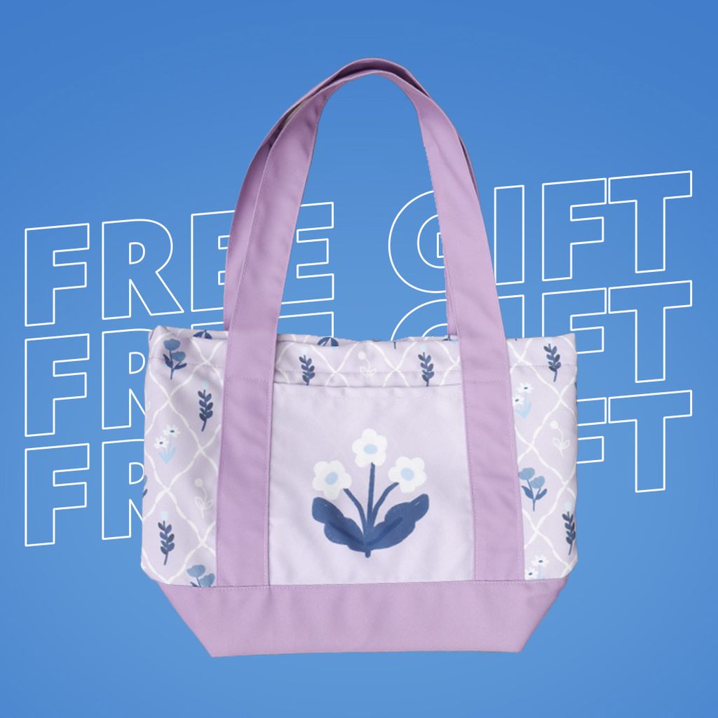 [GIFT] NIVEA x Kelly's Co SUPERBLOOM Tote Bag - Purple