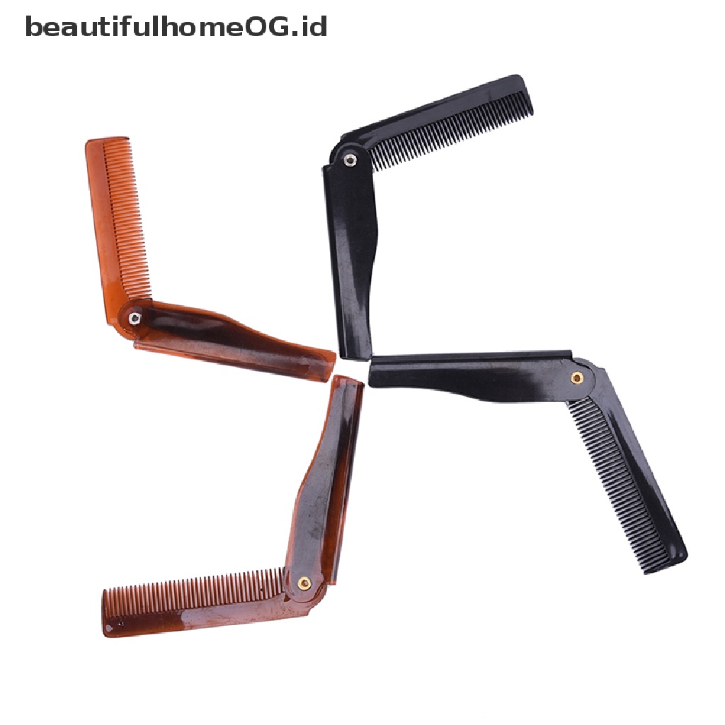 1 Pc Sisir Klip Saku Jenggot Kumis Model Lipat Untuk Alat Styling Rambut