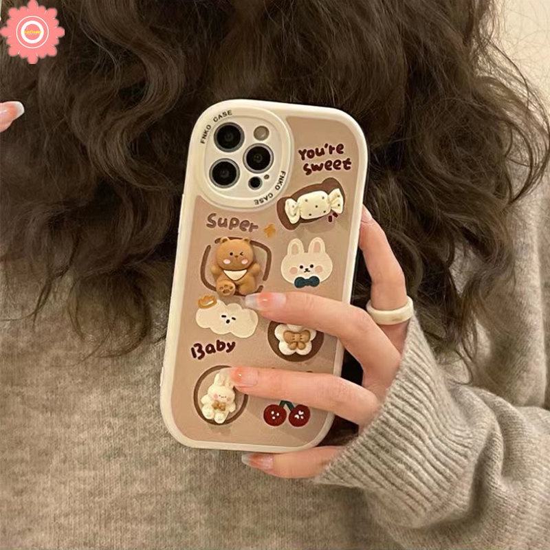 Casing Softcase Redmi 9T 9C NFC 10A 10C 10 9 9A Redmi Note 10 10s 11 11s 11Pro 9Pro 10Pro 8 9 9 9s Motif Boneka Kelinci