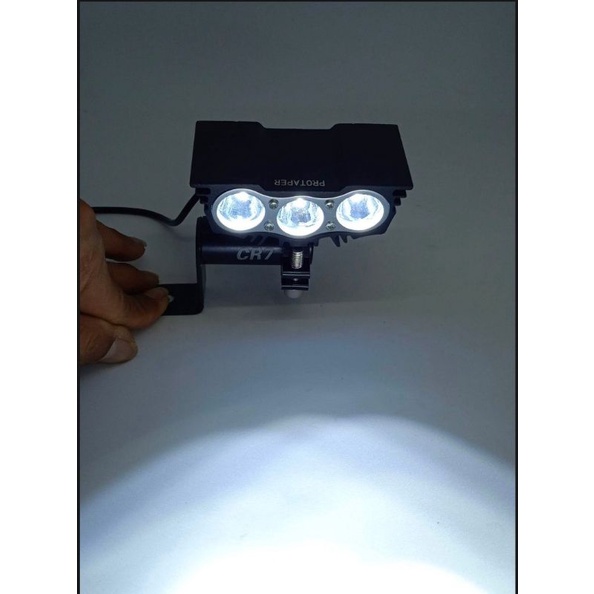 PAKET/lampu owl 3mata ultrafire + brekert lampu/lampu owl 3 mata + breker holder hape