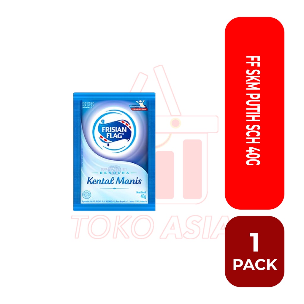 

FRISIAN FLAG KENTAL MANIS PUTIH SACHET 40G