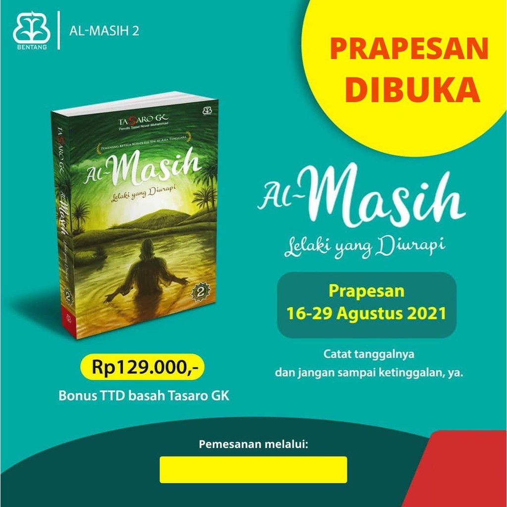 Al Masih 2 - EDISI TTD BASAH PENULIS