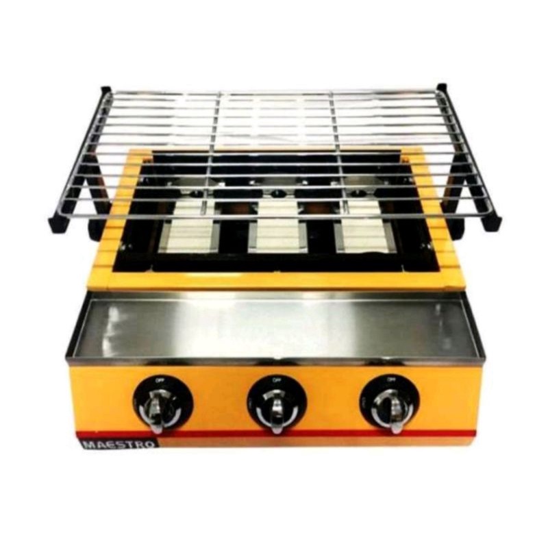 Panggangan  3 tungku Maestro MT-122/Gas Roaster Maestro MT-122
