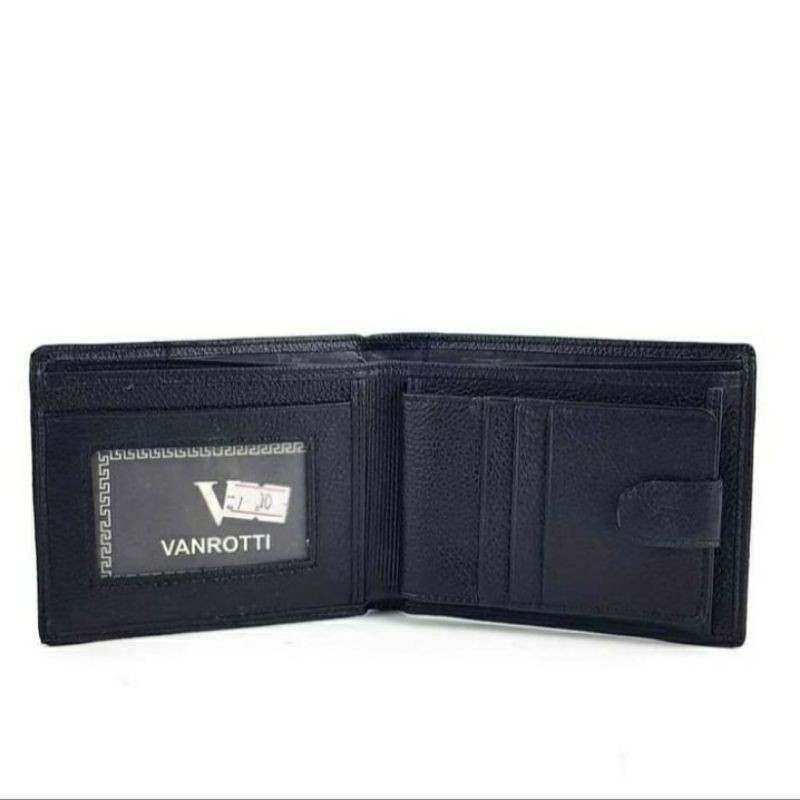 DOMPET PRIA KULIT ASLI DOMPET KANCING DALAM VANROTTI