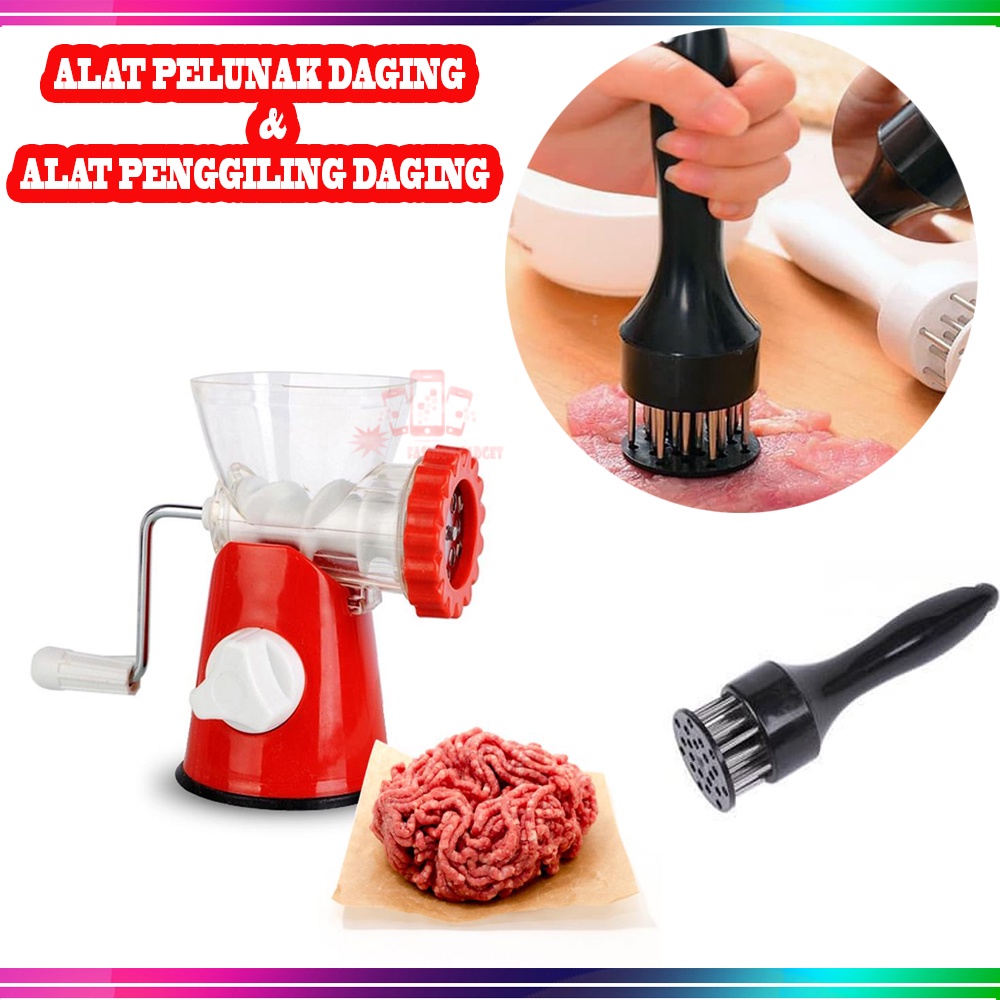 Alat Penggiling Daging / Gilingan Daging / Penghancur daging / Penghalus Daging / Alat Pelunak Danging / Meat Tenderizer /Alat Pencaca Pelunak Daging