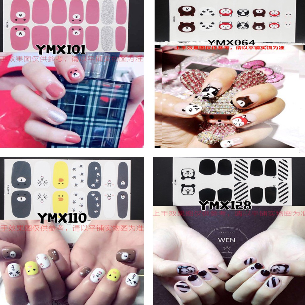 Nail Sticker / Sticker Kuku / Nail Art / Wedding Stiker Kuku Lucu Motif