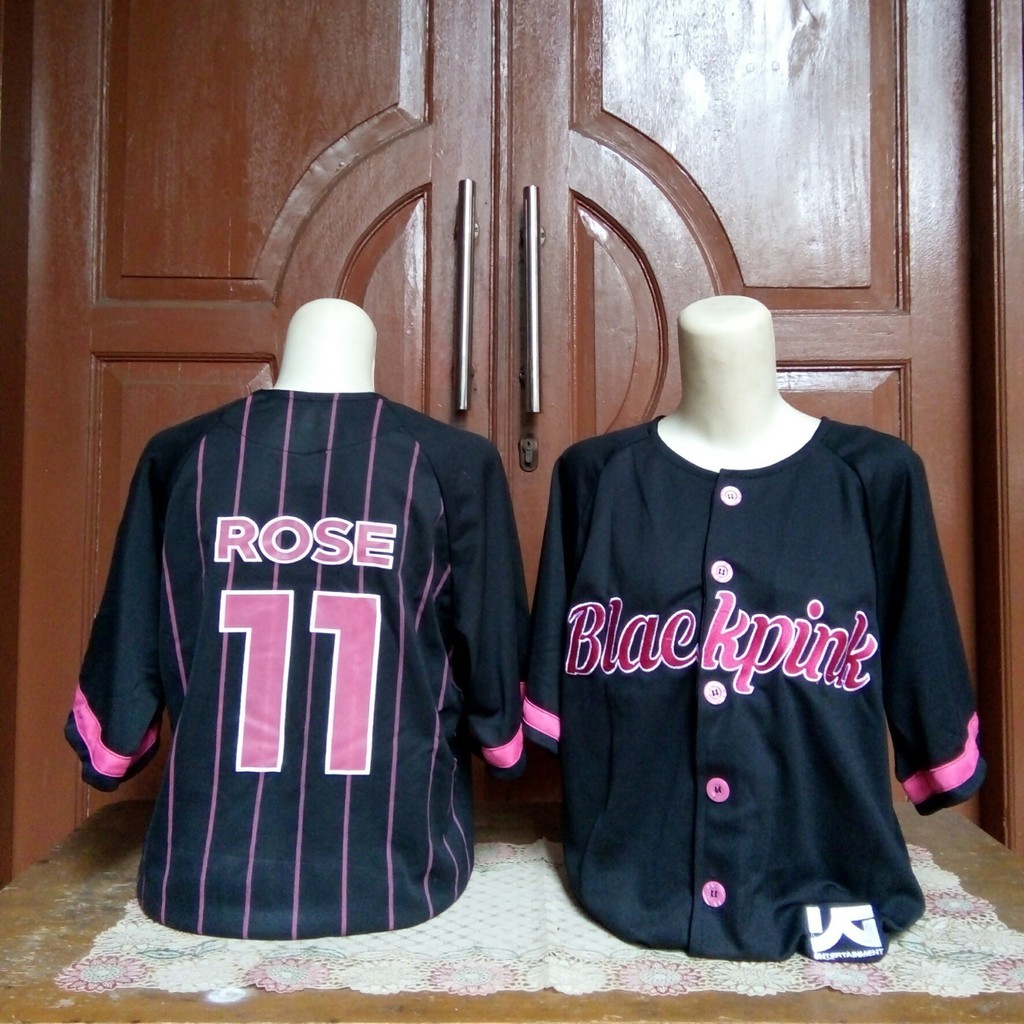 Baju Jersey Blackpink Rose