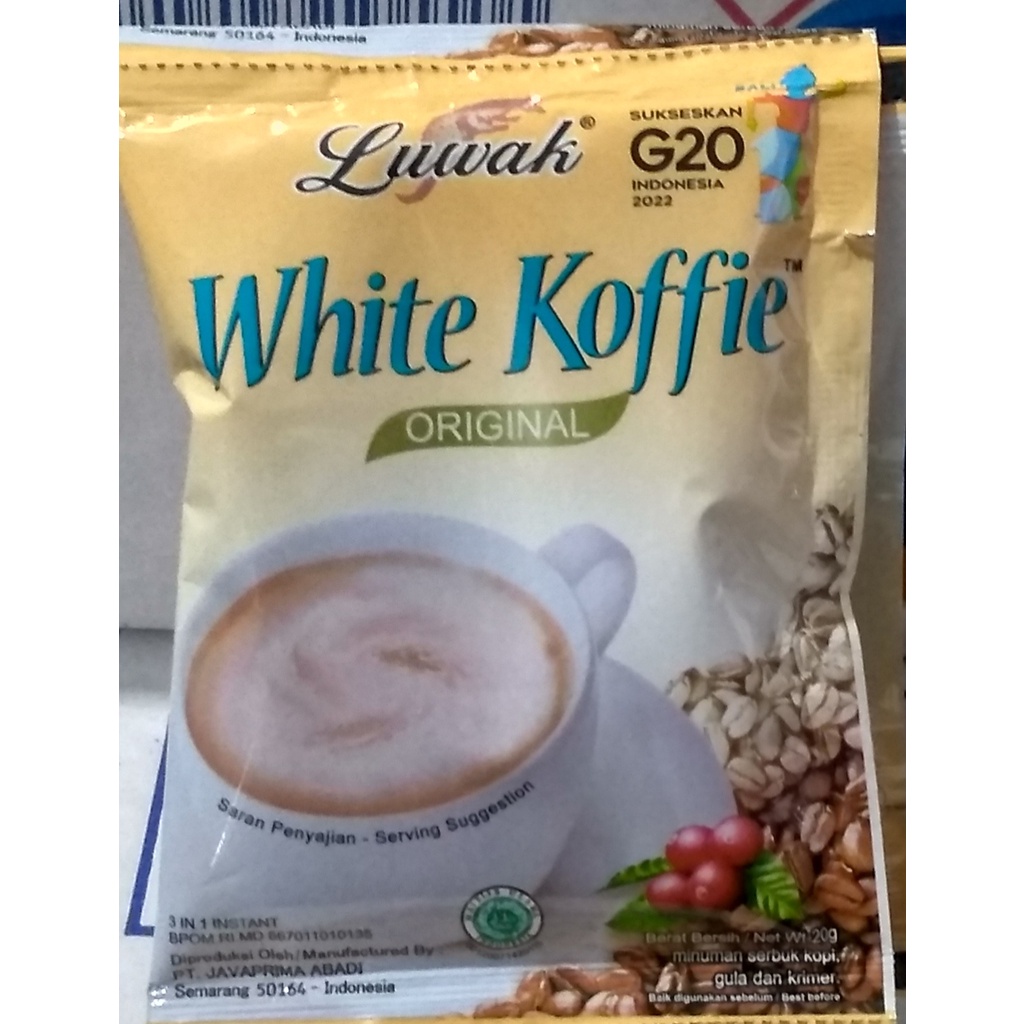 

Luwak white Koffie, kapal api, top kopi, ABC kopi, good day, Fresco, Energen, pop ice, jasjus, marimas, finto, top ice, chocolatos, milkimas, Torabika