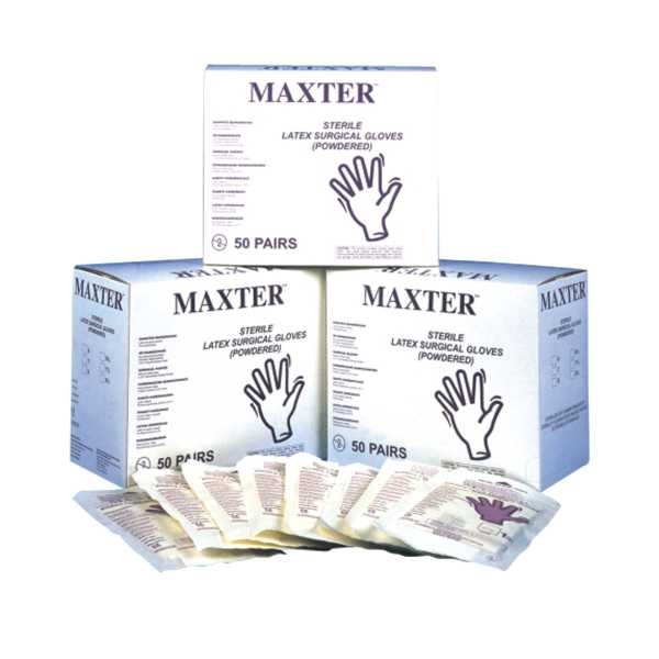 Maxter Surgical Glove Sterile Box isi 50psg OJ