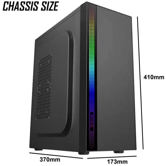 Casing Power Up Element 915 LED Stripe RGB + PSU 500W