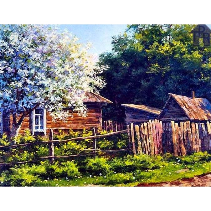 

Diy - Set Melukis / Painting By Number Kit - Village 40X50Cm. Part-1