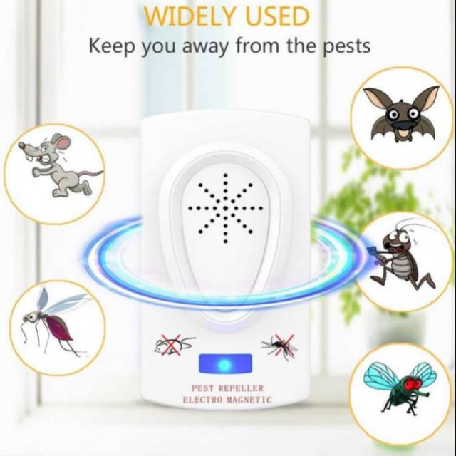 PEST REJECT ANTI NYAMUK ULTRASONIC MACHINE PEST REPELLER ELEKTRIK